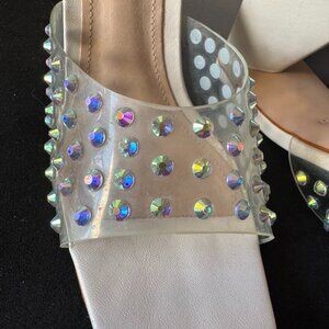 Anthropologie, Schutz Lizah Crystal Heels